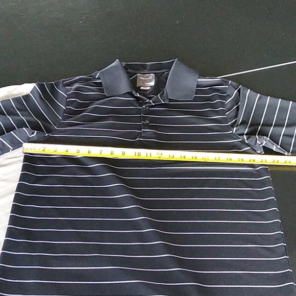 Tassco Elba GREG NORMAN PLAY DRY SHIRTS 1 BLACK 1 TAN STRIPED - Picture 6 of 13